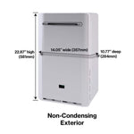 RN 8.5 GPM Indoor 180K BTU Non-Condensing Tankless Natural Gas Water Heater