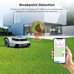Robot Lawn Mower, Robot Lawn Mower with Wifi/Bluetooth/App Control, 45% Slope, Auto Mapping & Recharge, Ipx6 Waterproof, Grass Cutting Machine for Yard,Golf Course