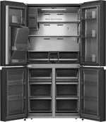 Hisense PureFlat RQ760N4SBFE 584L Total No Frost American Fridge Freezer Black Stainless Steel