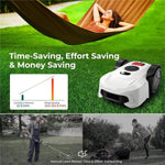 Robot Lawn Mower, Automatic Robotic Lawn Mowers with APP Control, Robotic Grass Cutter Machine Lawnmower with Intelligent Path Planning, Low Noise, Charging Station for Gardens Up To 1500㎡ Lawn Area