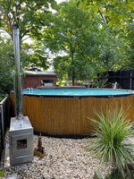 Wood Fired Water Heater Hot Tub Stove Spa Swimming Pool Log Burner Fire Furnace