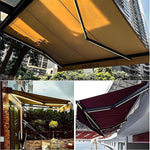 Retractable Electric Patio Awning with LED Lights & Remote Control, Aluminum Frame for Backyard, Garden, Balcony