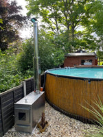 Wood Fired Water Heater Hot Tub Stove Spa Swimming Pool Log Burner Fire Furnace