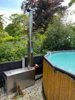 Wood Fired Water Heater Hot Tub Stove Spa Swimming Pool Log Burner Fire Furnace