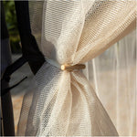 Marquee Metal Gazebo Canopy Party Tent Garden Patio Shelter with Netting Sidewalls & Double Tiered Roof