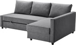 IKEA FRIHETEN Corner Sofa-Bed with Storage, Skiftebo Dark Grey