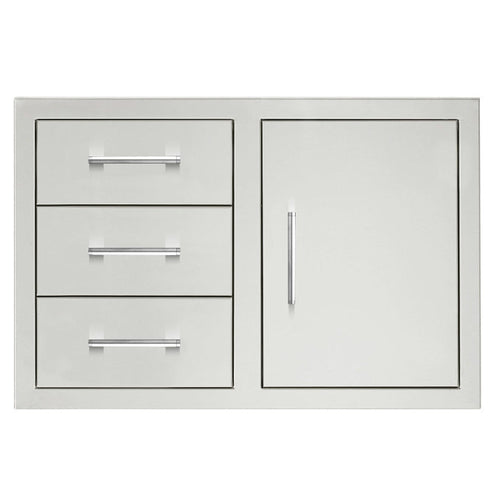 2 or 3 Drawer and Access Door Combo With Hidden Hinge