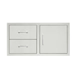 2 or 3 Drawer and Access Door Combo With Hidden Hinge