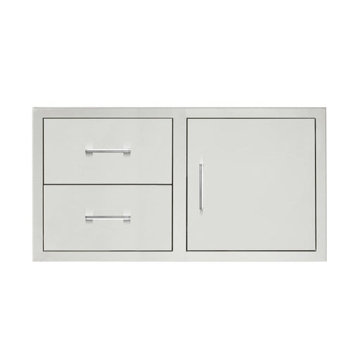 2 or 3 Drawer and Access Door Combo With Hidden Hinge