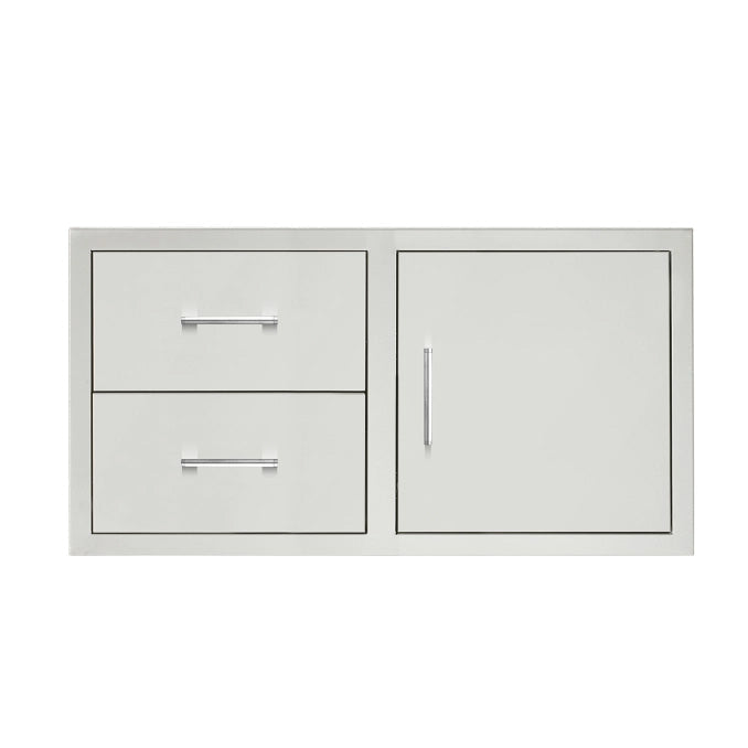 2 or 3 Drawer and Access Door Combo With Hidden Hinge