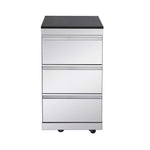 Castelle Flame Deluxe 4-Burner 72000 BTU Stainless Steel BBQ Island