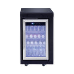 Castelle Flame Monarch 4-Burner 72000 BTU BBQ Island with Fridge and Sink