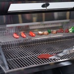 Castelle Flame Premium Black Stainless Steel 4-Burner Gas Grill With Rotisserie Kit