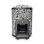 Cozy Heat O Floor Mount Wood-Burning Sauna Stove With Sauna Stones