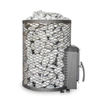 Cozy Heat O Floor Mount Wood-Burning Sauna Stove With Sauna Stones