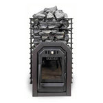Cozy Heat Quattro Thru-Wall Square Style Sauna Stove With Sauna Stones