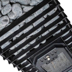 Cozy Heat Quattro Wood-Fired Sauna Stove With Sauna Stones
