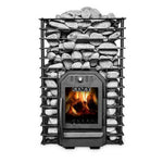 Cozy Heat Quattro Wood-Fired Sauna Stove With Sauna Stones