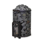 Cozy Heat Wood-Burning Floor Mount Sauna Stove With Chimney Kit And Sauna Stones
