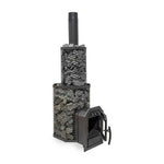 Cozy Heat Thru-Wall Wood Fired Sauna Heater Stove
