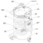 Stainless Steel Drum Smoker