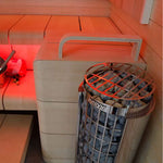 Harvia Cilindro Modern Steel Pillar Style Sauna Heater with Sauna Stones