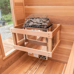 Harvia KIPB Wet Dry Electric Sauna Heater Stove with Built-In Controls & Sauna Stones