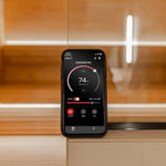 Harvia KIP80W 8KW UL Certified Electric Sauna Heater with Xenio CX170 Digital WIFI Control & Sauna Stones