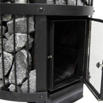 Harvia GreenFlame Legend 240 Wood Sauna Stove with Sauna Stones, 15.9KW