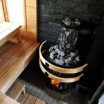 Harvia Legend Duo Wood Burning Sauna Stove/Fireplace Combo with Sauna Stones