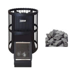 Harvia Legend SL Wood Burning Sauna Stove with Extension Feed & Sauna Stones
