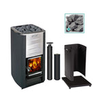 Harvia M3 16.5KW Premium Wood-Burning Sauna Stove Kit