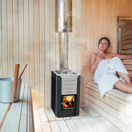 Harvia Pro 20 Premium Wood-Burning Sauna Heater Stove Package