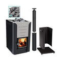 Harvia Pro 20 Premium Wood-Burning Sauna Heater Stove Package