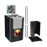 Harvia Pro 20 Premium Wood-Burning Sauna Heater Stove Package