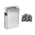 Harvia Topclass KV Stainless Steel Sauna Heater with Built-In Temperature Controls & Sauna Stones