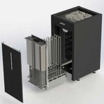 Harvia Virta Combi HL Electric Sauna Heater with Xenio Series Digital Control & Sauna Stones