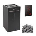 Harvia Virta Combi HL Electric Sauna Heater with Xenio Series Digital Control & Sauna Stones