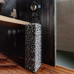 Huum Cliff Slim Electric Stainless Steel Sauna Heater With Digital Controller & Sauna Stones
