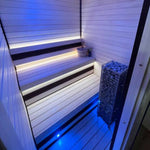 Huum Cliff Slim Electric Stainless Steel Sauna Heater With Digital Controller & Sauna Stones