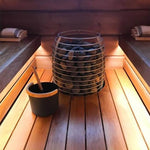 Huum Hive Premium Floor-Mounted Sauna Heater With UKU Control Extension Box & Sauna Stones