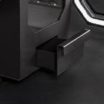 Huum Hive Flow LS 9.8KW Wood-Burning Sauna Stove With Firebox Extension & Sauna Stones