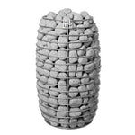 Huum Hive Mini Floor Mount Traditional Steel Sauna Heater With Digital Controller & Sauna Stones