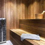 Huum Steel Mini Series 4 Stainless Steel Wall Mount 3.5KW Sauna Heater With Digital Controller & Sauna Stones