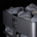 Huum Steel Mini Series 4 Stainless Steel Wall Mount 3.5KW Sauna Heater With Digital Controller & Sauna Stones