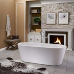 Jacuzzi Celeste 70" Freestanding Ergonomic Soaking Tub