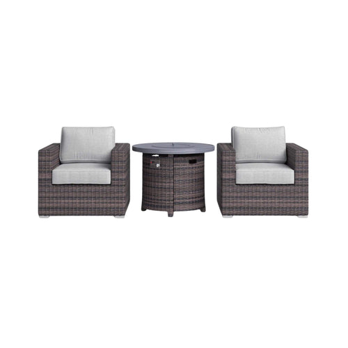 Alora 3-Piece Modular Rattan Patio Sofa Set With Weather-Resistant Cushions