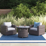 Alora 3-Piece Modular Rattan Patio Sofa Set With Weather-Resistant Cushions