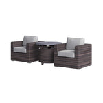 Alora 3-Piece Modular Rattan Patio Sofa Set With Weather-Resistant Cushions