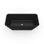 Nuvia 67-Inch Luxury Freestanding Solid Surface Soaking Bathtub